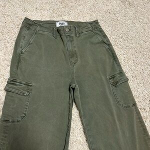 PAIGE Olive Utility Pants